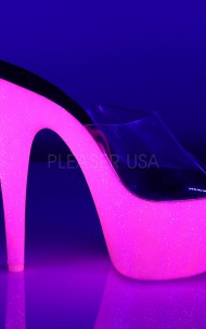 Pleaser - ADORE-701UVG Neon Sandals