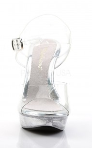 Pleaser - COCKTAIL-508MG PF Ankle Strap Sandal W/ Mini Glitters