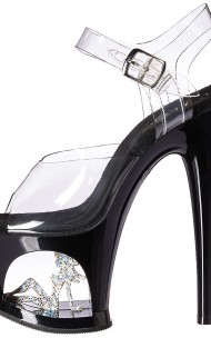 Pleaser - MOON-708TG Cut-Out PF Ankle Strap Sandal