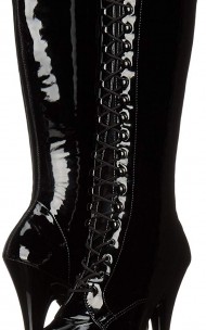 Pleaser - ADORE-2023 PF Lace-up Stretch Knee Boot