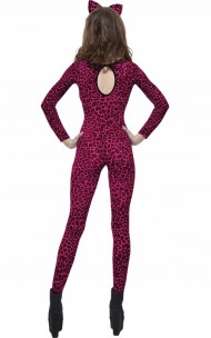 Fever - 26807 Leopard Print Pink Bodysuit