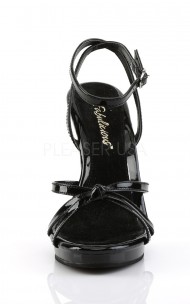 Pleaser - FLAIR-436 Stiletto Heel Strappy Ankle Wrap PF Sandal