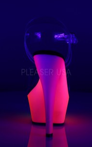Pleaser - RAINBOW-208UV  PF Ankle Strap Sandal, Neon UV Reactive