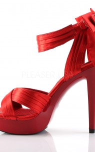 Pleaser - COCKTAIL-568 Criss Cross Pleated Straps Close Back Sandal