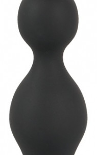 Black Velvets - Koraliki analne z wibracjami 20 cm Black Velvet