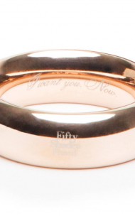 50 Shades Freed - I Want You. Now. Steel Love Ring