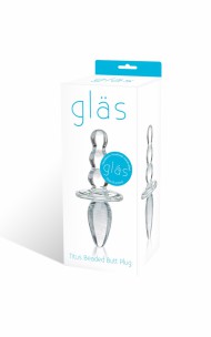 Glas - Titus Beaded Glass Butt Plug