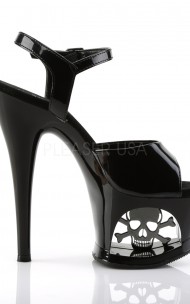 Pleaser - MOON-709SK Cut-Out PF Ankle Strap Sandal