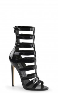 Pleaser - SEXY-52 Stiletto Heel Closed Back Strappy Cage Sandal