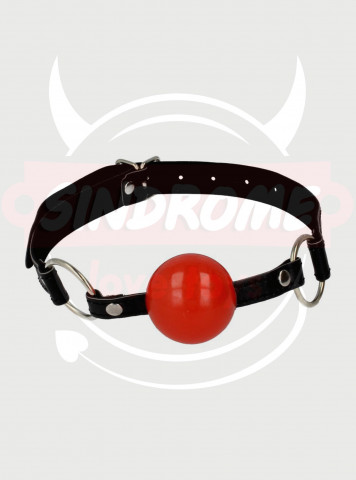  Sindrome - SI3789 Faux Leather Rubber Gagball