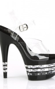 Pleaser - ADORE-708LNRS Lined PF Ankle Strap Sandal